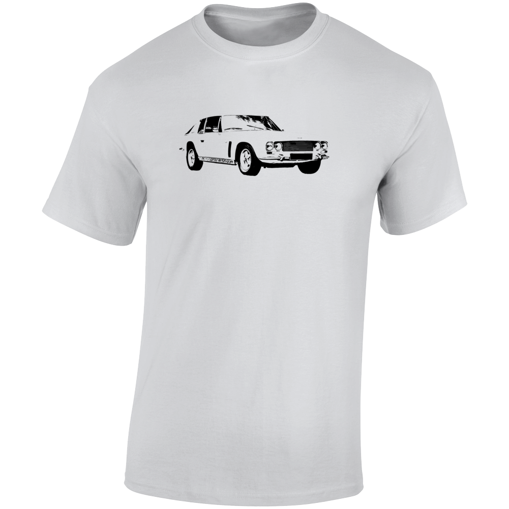 1969 Interceptor Three Quarter Angle View Light Color T Shirt
