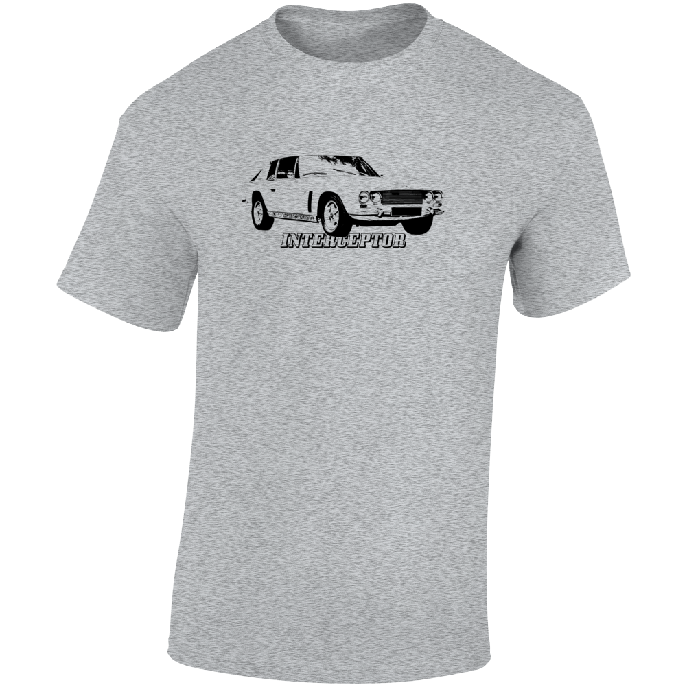 1969 Interceptor Three Quarter Angle View With Model Name Light Color T Shirt