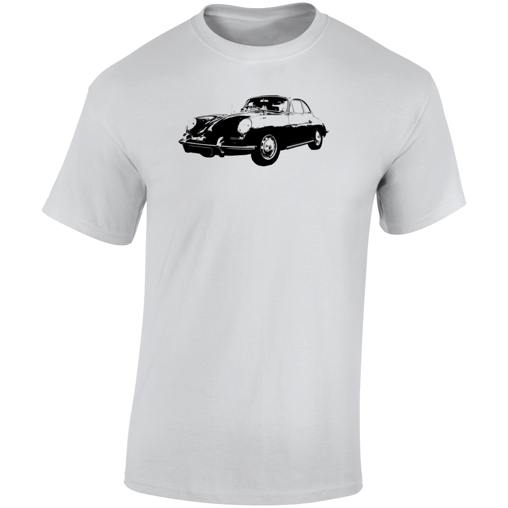 1950 356 Speedster Three Quarter Angle View Light Color T Shirt