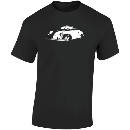 1952 356 Speedster Three Quarter Angle View Dark Color T Shirt