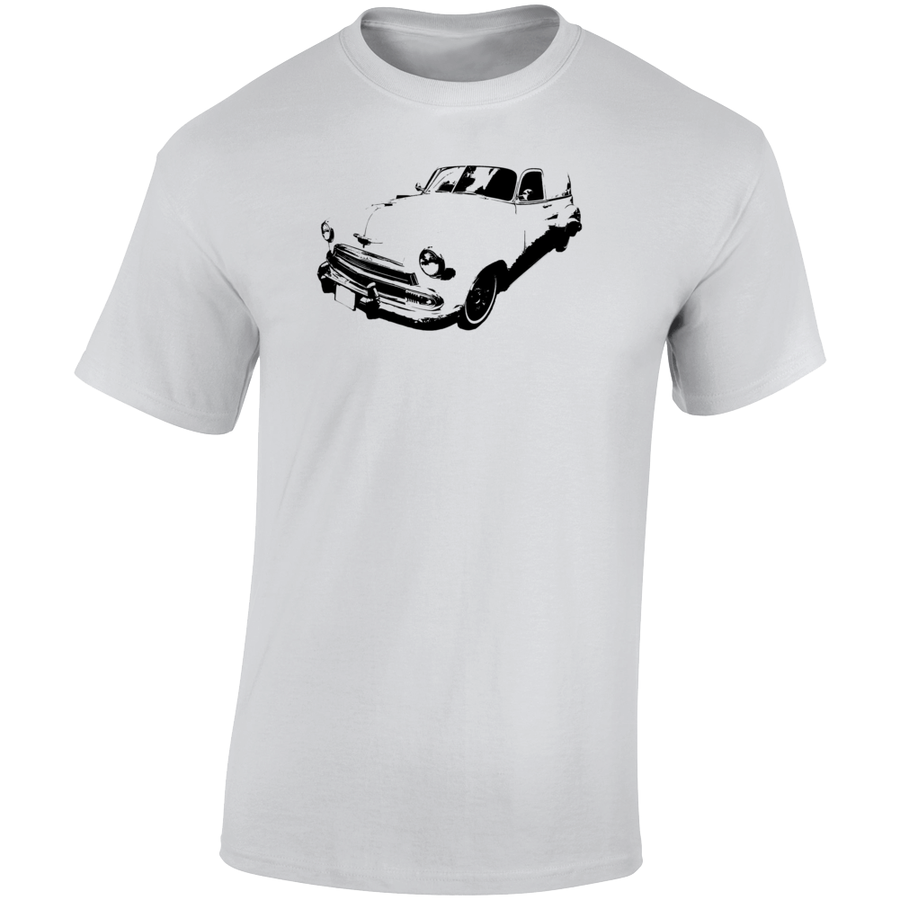 1951 Chevy Sedan Delivery Three Quarter Angle View Light Color T Shirt