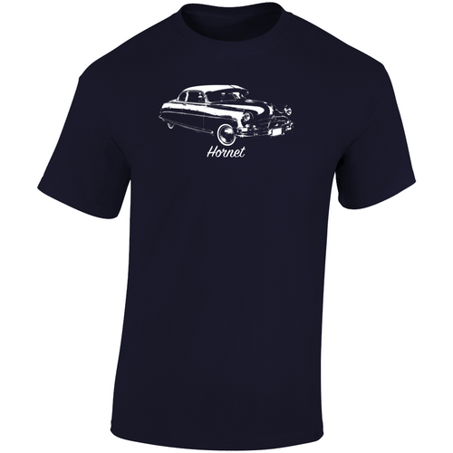 1952 Hornet Three Quarter Angle View With Model Name Dark Color T Shirt