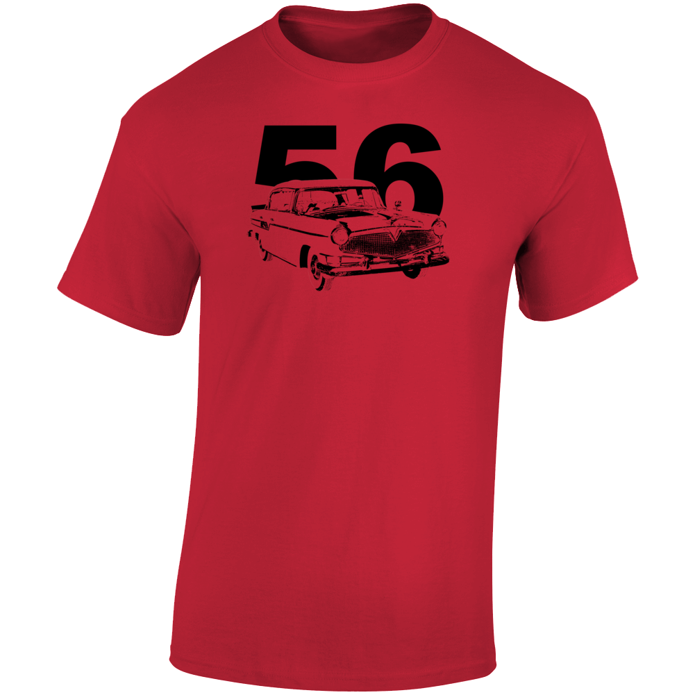 1956 Hornet Three Quarter Angle View With Year Light Color T Shirt