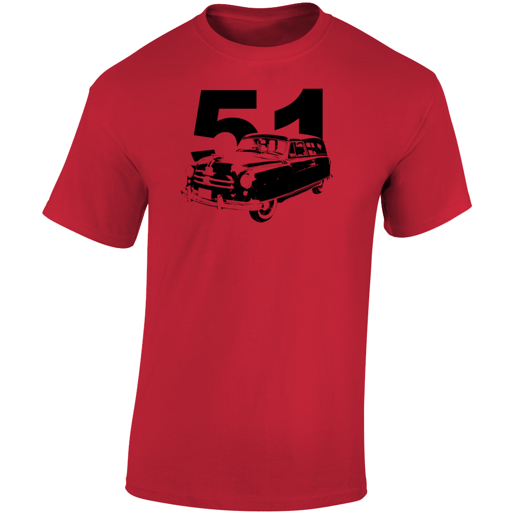 1951 Rambler Deliveryman Three Quarter Angle View With Year Light Color T Shirt