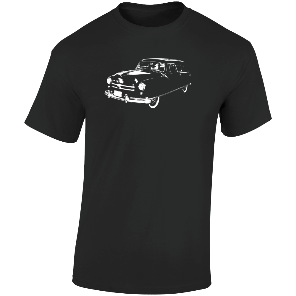 1951 Rambler Deliveryman Three Quarter Angle View Dark Color T Shirt