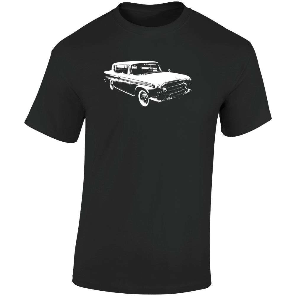 1957 Rambler Three Quarter Angle View Dark Color T Shirt