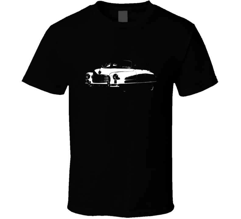 1950 Ambassador Three Quarter Angle View Dark Color T Shirt