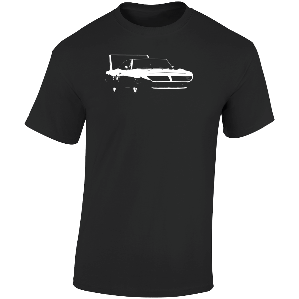 1970 Road Runner Superbird 440 Three Quarter Angle View Dark Color T Shirt