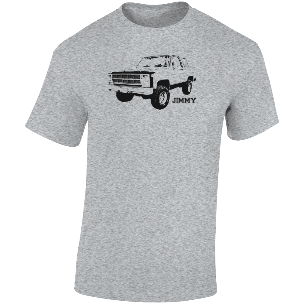 1979 Jimmy Three Quarter Angle View With Model Name Light Color T Shirt