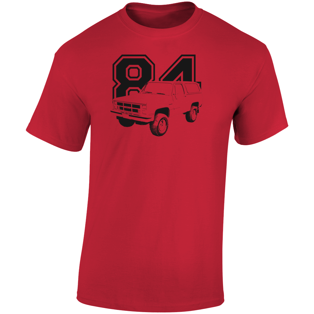 1984 Jimmy Three Quarter Angle View With Year Light Color T Shirt
