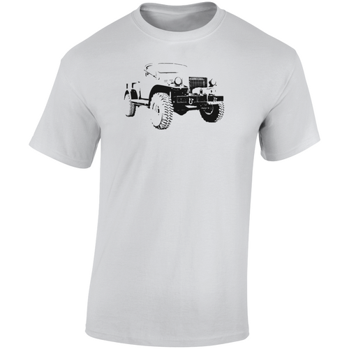 1950 Power Wagon Three Quarter Angle View Light Color T Shirt