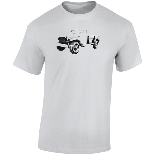 1951 Power Wagon Three Quarter Angle View Light Color T Shirt