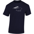 1968 Power Wagon Three Quarter Angle View With Model Name Dark Color T Shirt