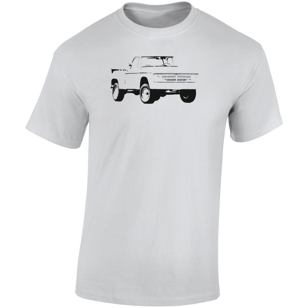 1970 Power Wagon Three Quarter Angle View Light Color T Shirt