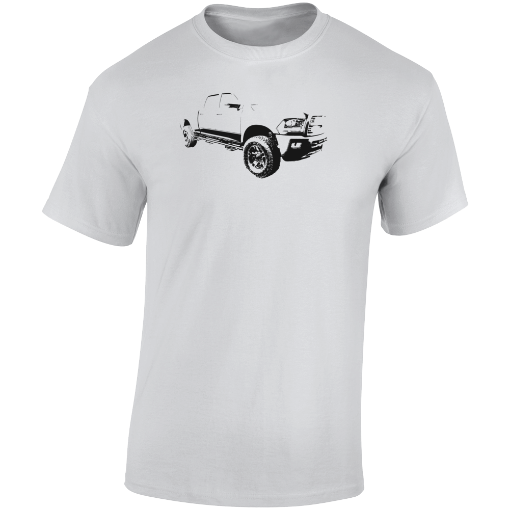2013 Power Wagon Three Quarter Angle View Light Color T Shirt