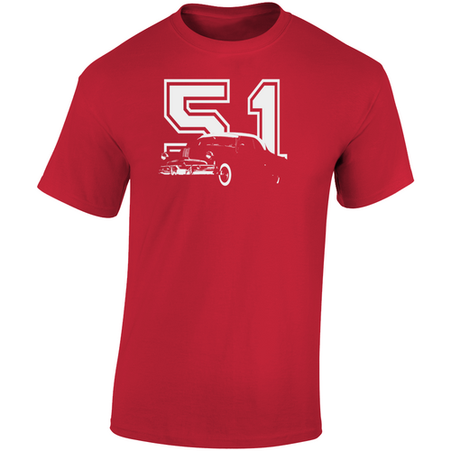 1951 Catalina Three Quarter Angle View With Year Dark Color T Shirt
