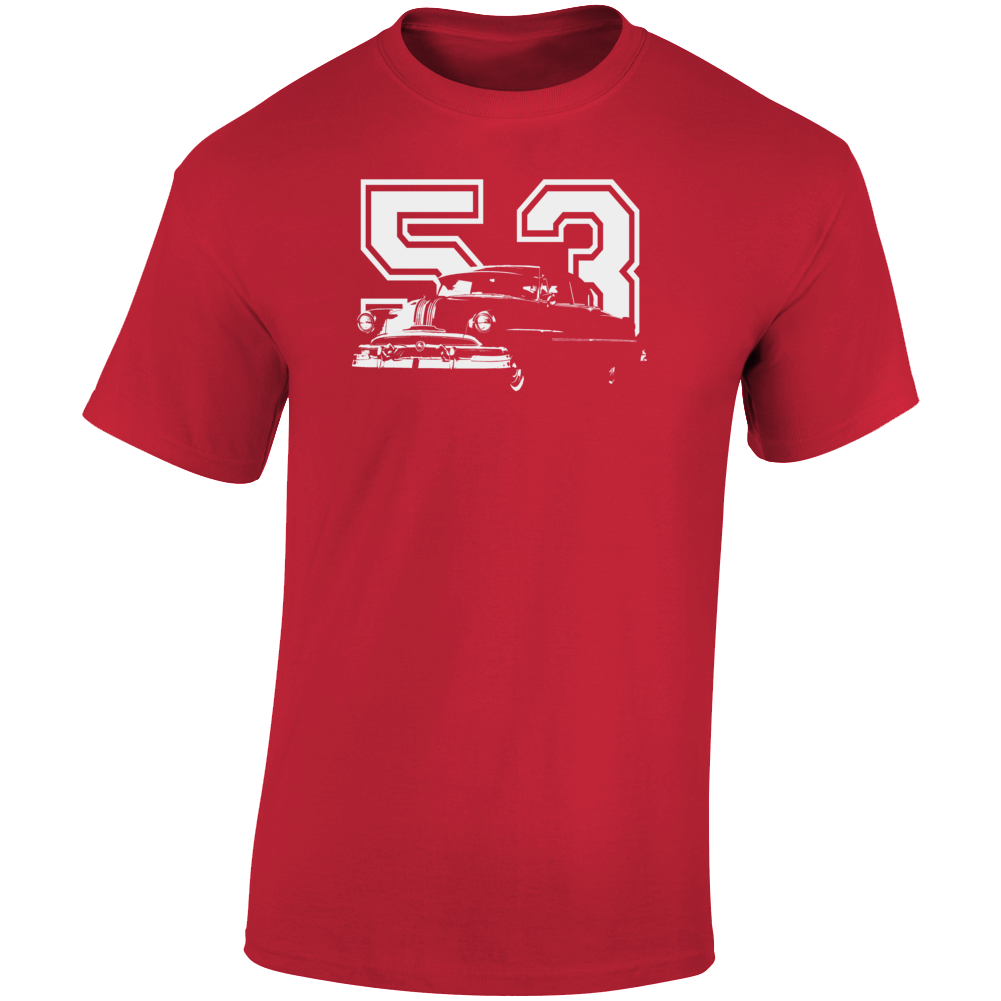 1953 Catalina Three Quarter Angle View With Year Dark Color T Shirt