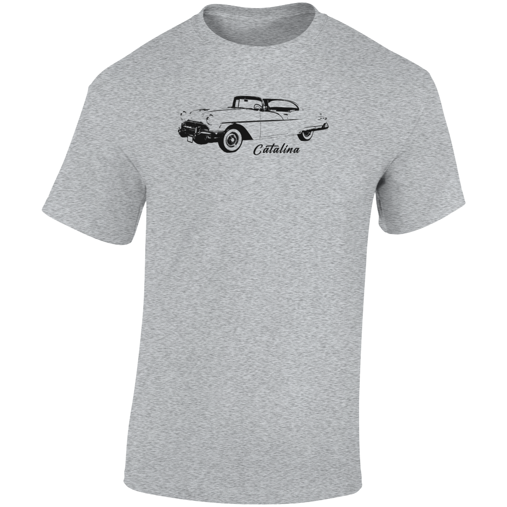 1956 Catalina Three Quarter Angle View With Model Name Light Color T Shirt