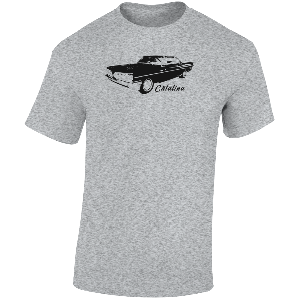 1959 Catalina Three Quarter Angle View With Model Name Light Color T Shirt