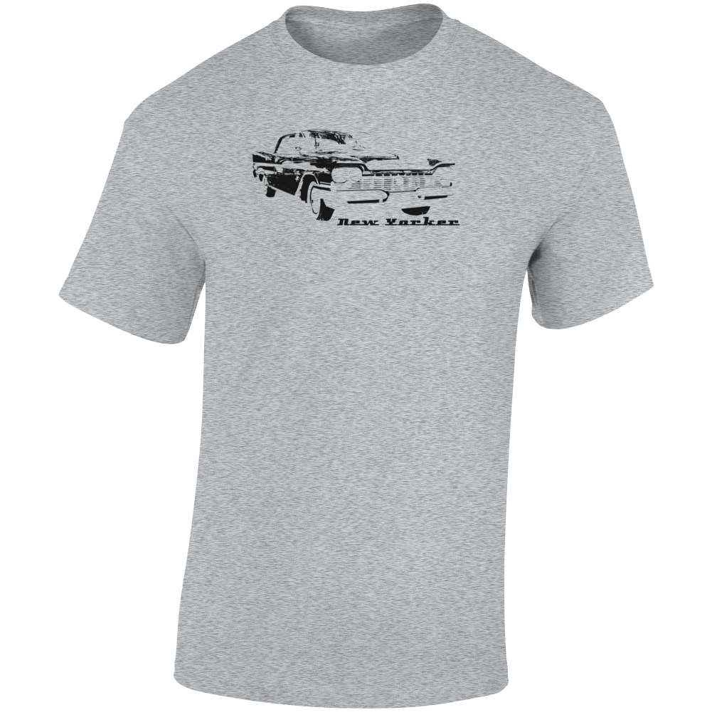 1959 New Yorker Three Quarter Angle View With Model Name Light Color T Shirt