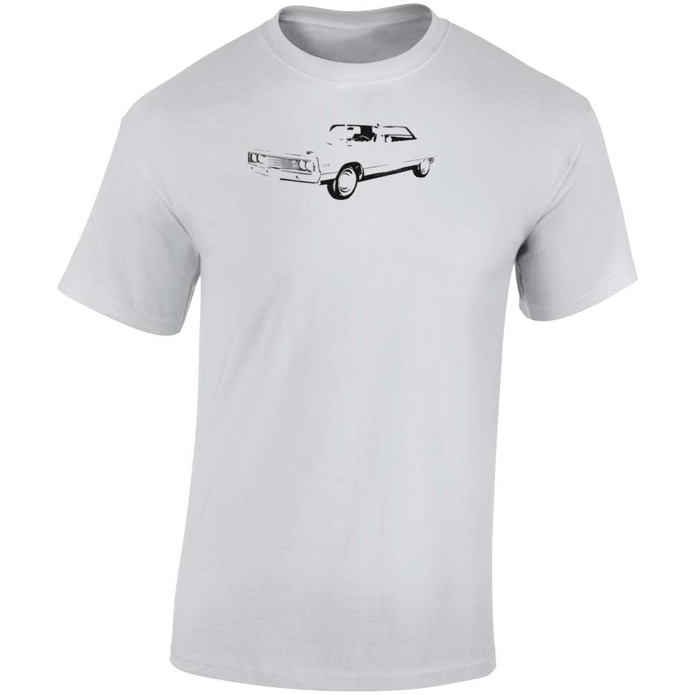 1970 New Yorker Three Quarter Angle View Light Color T Shirt